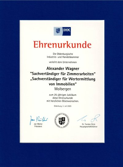 Ich Alexander Wagner, verpflichte mich hiermit nach dem EhrenKodex des Bundesverband Deutscher Sachverständiger und Fachgutachter e.V.   Weil am Reine, zu arbeiten.